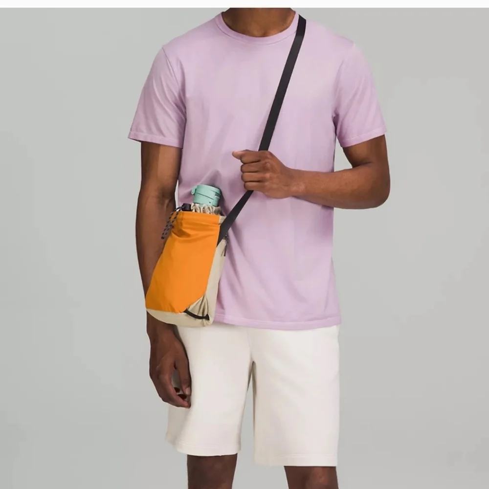 lululemon athletica Orange and Beige Crossbody Bag - Picture 7 of 9